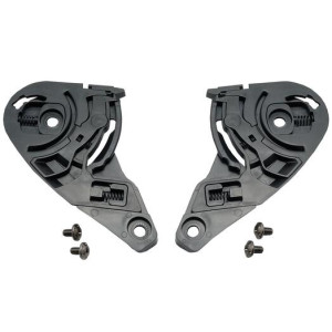 SHOEI BASE PLATE SET WITH SCREWS FOR CJ-2 VISORS - FITS J-CRUISE 1 - J-CRUISE 2 - J-CRUISE 3