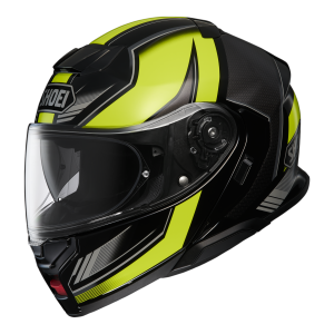 SHOEI NEOTEC 3 SPORTS TOURING MODULAR MOTORCYCLE HELMET WITH INTERNAL DARK VISOR < GRASP TC-3 1 BLACK / YELLOW / GREY / GRAY  >