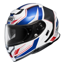 SHOEI NEOTEC 3 SPORTS TOURING MODULAR MOTORCYCLE HELMET WITH INTERNAL DARK VISOR < GRASP TC-10 WHITE / BLUE / RED / GRAY / GREY >