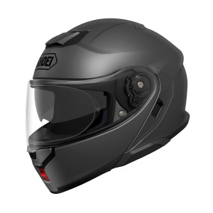 SHOEI NEOTEC 3 SPORTS TOURING MODULAR MOTORCYCLE HELMET WITH INTERNAL DARK VISOR < SOLID MATT DEEP GREY >