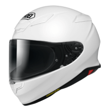 SHOEI NXR2 < SOLID GLOSS WHITE > MOTORCYCLE ROAD RACE HELMET