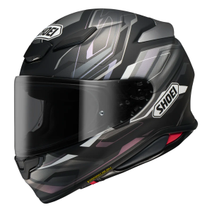 SHOEI NXR2 < CAPRICCIO TC-5 BLACK GREY GRAY WHITE > MOTORCYCLE ROAD RACE HELMET