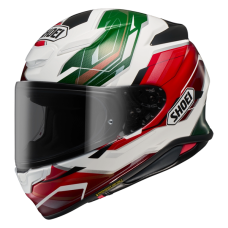 SHOEI NXR2 < CAPRICCIO TC-11 WHITE RED GREEN > MOTORCYCLE ROAD RACE HELMET