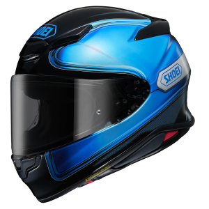 SHOEI NXR2 < SHEEN TC-2 BLUE BLACK > MOTORCYCLE ROAD RACE HELMET