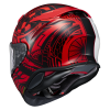 SHOEI NXR2 < BEAUT TC-1 TC1 HALF THE HELMET IS BLACK RED WHITE > MOTORCYCLE ROAD RACE HELMET PRE-ORDER /// ETA: OCTOBER 2024