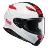 SHOEI NXR2 < BEAUT TC-1 TC1 HALF THE HELMET IS BLACK RED WHITE > MOTORCYCLE ROAD RACE HELMET PRE-ORDER /// ETA: OCTOBER 2024