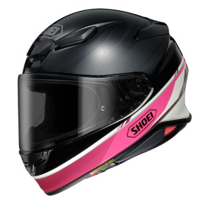 SHOEI NXR2 < NOCTURNE TC-7 TC7 > BLACK PINK WHITE MOTORCYCLE ROAD RACE HELMET