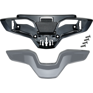 SHOEI NXR2 (NXR 2) SPARE PART < NXR2 LOWER AIR INTAKE CHIN VENT IN BASALT GREY >