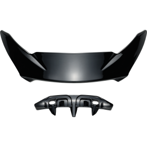 SHOEI NXR2 (NXR 2) SPARE PART < NXR2 TOP AIR OUTLET EXHAUST VENT IN GLOSS BLACK >