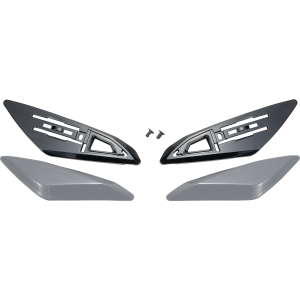 SHOEI NXR2 (NXR 2) SPARE PART < NXR2 UPPER AIR INTAKE FOREHEAD VENT IN BASALT GREY >