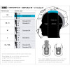 SHOEI CENTER PAD XS9 (STD SIZE EXTRA SMALL) TYPE-Q - FITS (NEO3/GT3/JCR3) NEOTEC 3 - GT-AIR 3 - J-CRUISE 3 HELMET TOP LINER