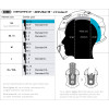 SHOEI CENTER PAD XS13 (OPTION) TYPE-Q - FITS (NEO3/GT3/JCR3) NEOTEC 3 - GT-AIR 3 - J-CRUISE 3 HELMET TOP LINER