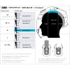 SHOEI CENTER PAD M9 (STD SIZE MEDIUM) TYPE-Q - FITS (NEO3/GT3/JCR3) NEOTEC 3 - GT-AIR 3 - J-CRUISE 3 HELMET TOP LINER