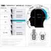 SHOEI CENTER PAD M13 (OPTION) TYPE-Q - FITS (NEO3/GT3/JCR3) NEOTEC 3 - GT-AIR 3 - J-CRUISE 3 HELMET TOP LINER