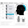 SHOEI CENTER PAD L13 (OPTION) TYPE-Q - FITS (NEO3/GT3/JCR3) NEOTEC 3 - GT-AIR 3 - J-CRUISE 3 HELMET TOP LINER