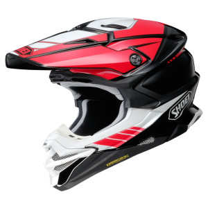 SHOEI VFX-WR06 "JAMMER TC-1 RED BLACK WHITE" OFF ROAD MX DIRT BIKE MOTORCYCLE HELMET