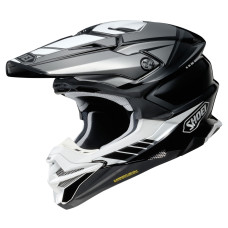 SHOEI VFX-WR06 "JAMMER TC-5 GREY GRAY BLACK WHITE" OFF ROAD MX DIRT BIKE MOTORCYCLE HELMET