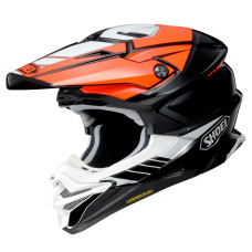 SHOEI VFX-WR06 "JAMMER TC-8 ORANGE BLACK WHITE" OFF ROAD MX DIRT BIKE MOTORCYCLE HELMET