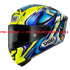 SHOEI X-SPR PRO (XSPR PRO) HELMET DAIJIRO TC-3 TC3 DAIJIRO KATO REPLICA < BLUE / YELLOW FLURO > PRE-ORDER /// ETA: 2ND DECEMBER 2024