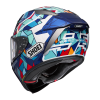 SHOEI X-SPR PRO (XSPR PRO) HELMET MARC MARQUEZ BARCELONA TC-10 < BLUE / WHITE / TEAL / RED / MOSAIC TC10 >