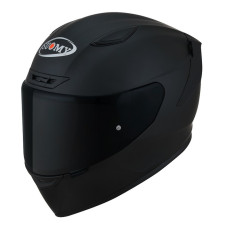 SUOMY TRACK-1 - MATTE BLACK < SOLID BLACK > MOTORCYCLE HELMET