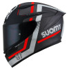 SUOMY TRACK-1 - NINETY SEVEN 97 < GUNMETAL RED / BLACK > MOTORCYCLE HELMET