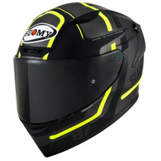 SUOMY TRACK-1 - NINETY SEVEN 97 < GUNMETAL YELLOW / BLACK > MOTORCYCLE HELMET