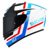 SUOMY TRACK-1 - NINETY SEVEN 97 < WHITE / RED / BLUE > MOTORCYCLE HELMET