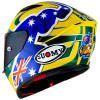 SUOMY TRACK-1 - TROY BAYLISS REPLICA YELLOW < 2005 BOXING KANGAROO AUSTRALIAN FLAG STARS STRIPES GRAPHIC >