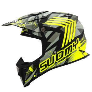 SUOMY MX SPEED - Sergeant Matt Grey Yellow Fluro Helmet