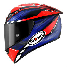 SUOMY SR-GP RACING - On Board Blue Red Fluro