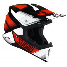 SUOMY X-WING - GRIP BLACK ORANGE HELMET